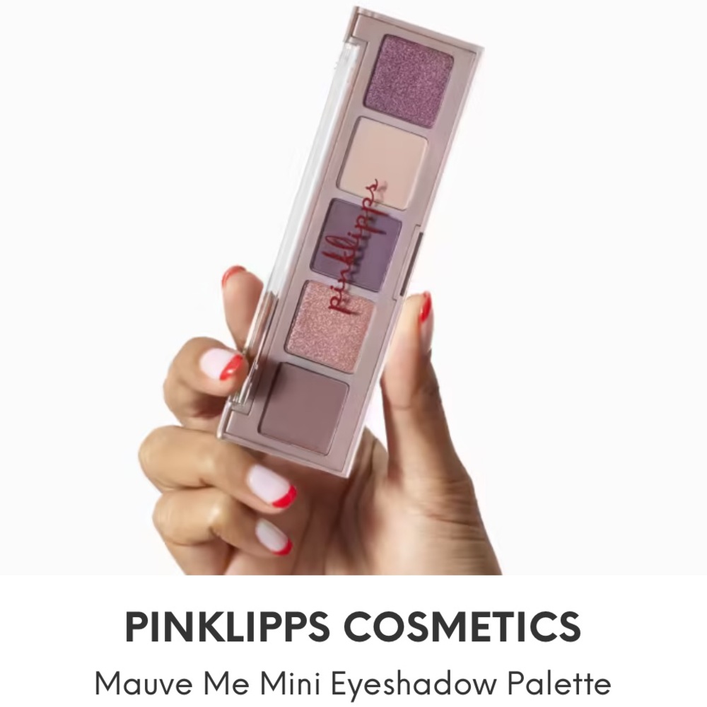 Pinklipps Mauve Me Mini Eyeshadow Palette NIB